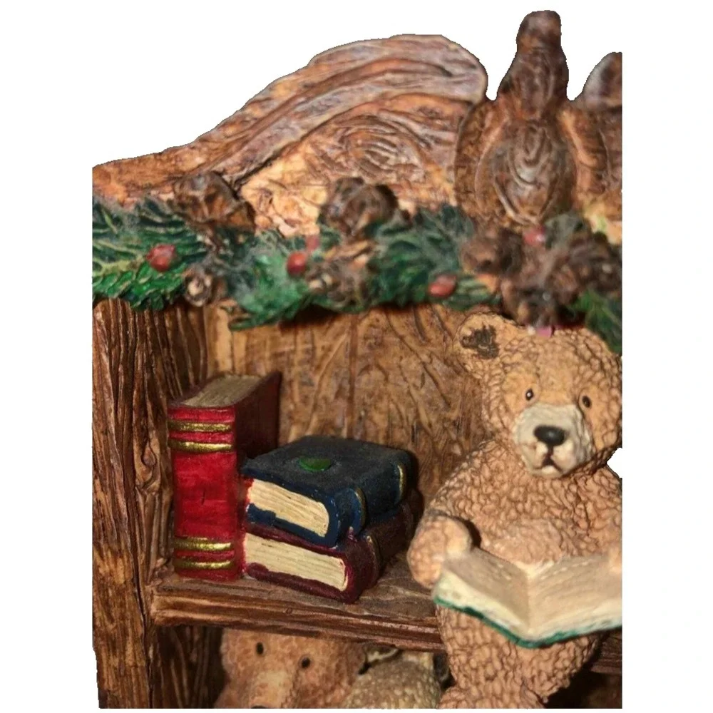 Russ Berrie Bears From The Past Book Shelf Collectible Figurine Item Number 1766